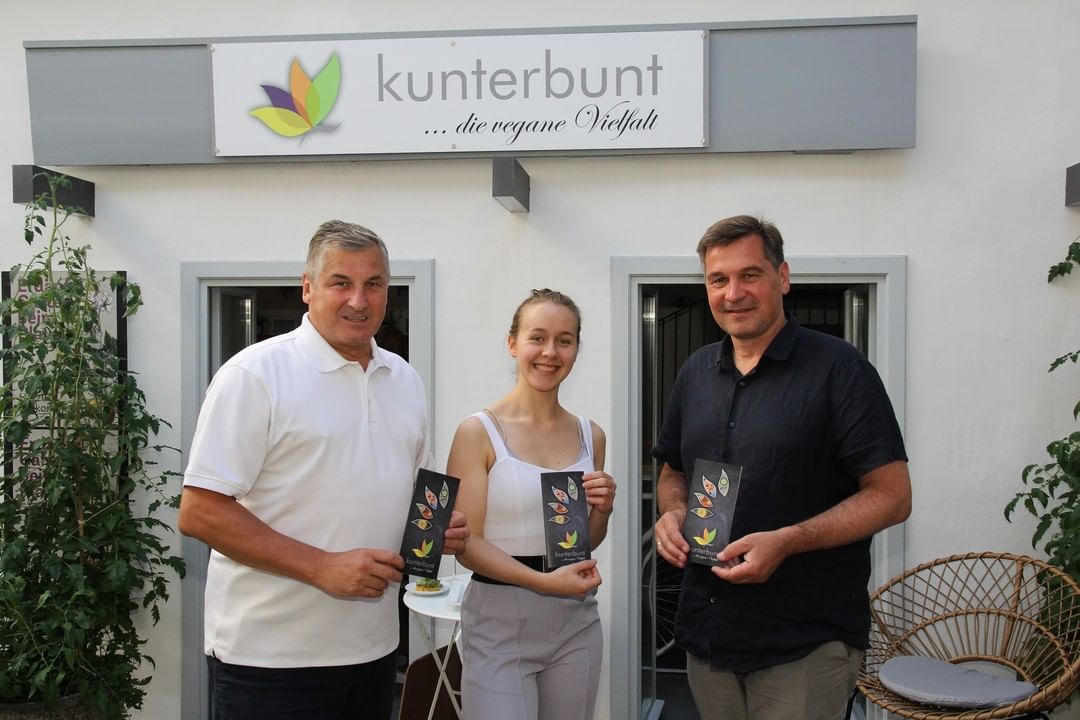 Lea Anna Muck mit dem Waidhofner Bürgermeister